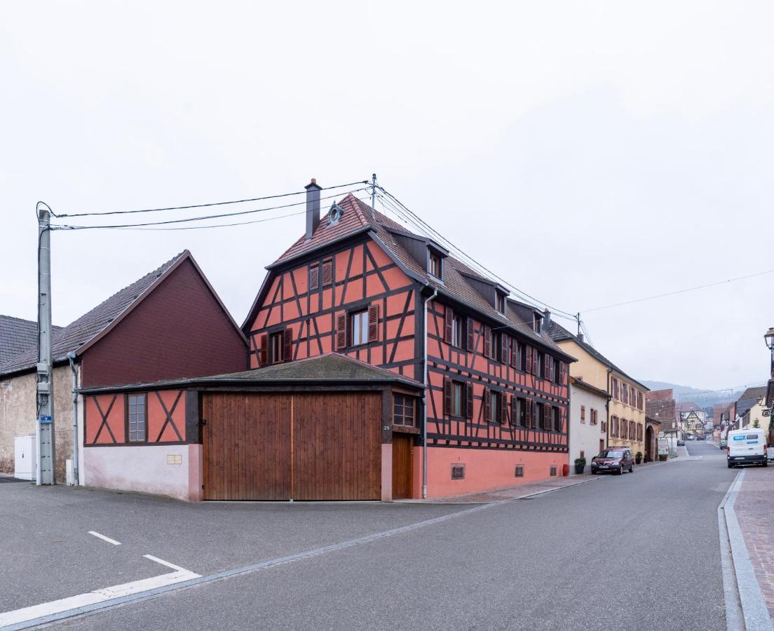 A L'Oree Des Vignes, Gite Classe 3 Etoiles Au Centre De La Route Des Vins D'Alsace Orschwiller Exterior foto